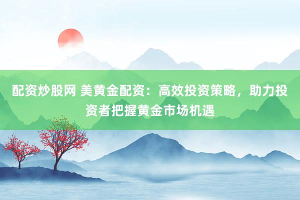 配资炒股网 美黄金配资：高效投资策略，助力投资者把握黄金市场机遇